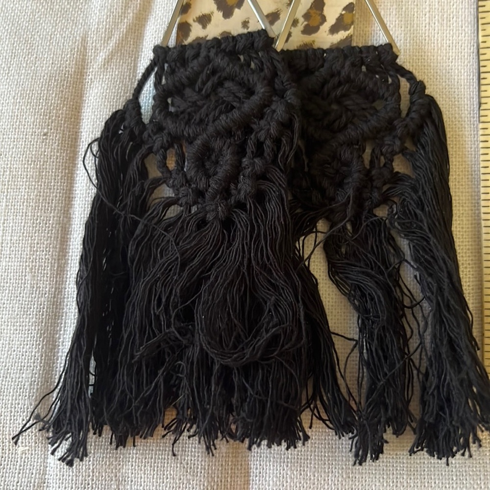 Designer Macrame Earrings.